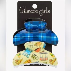 NWT Gilmore Girls Icons Claw Hair Clip Set of 2